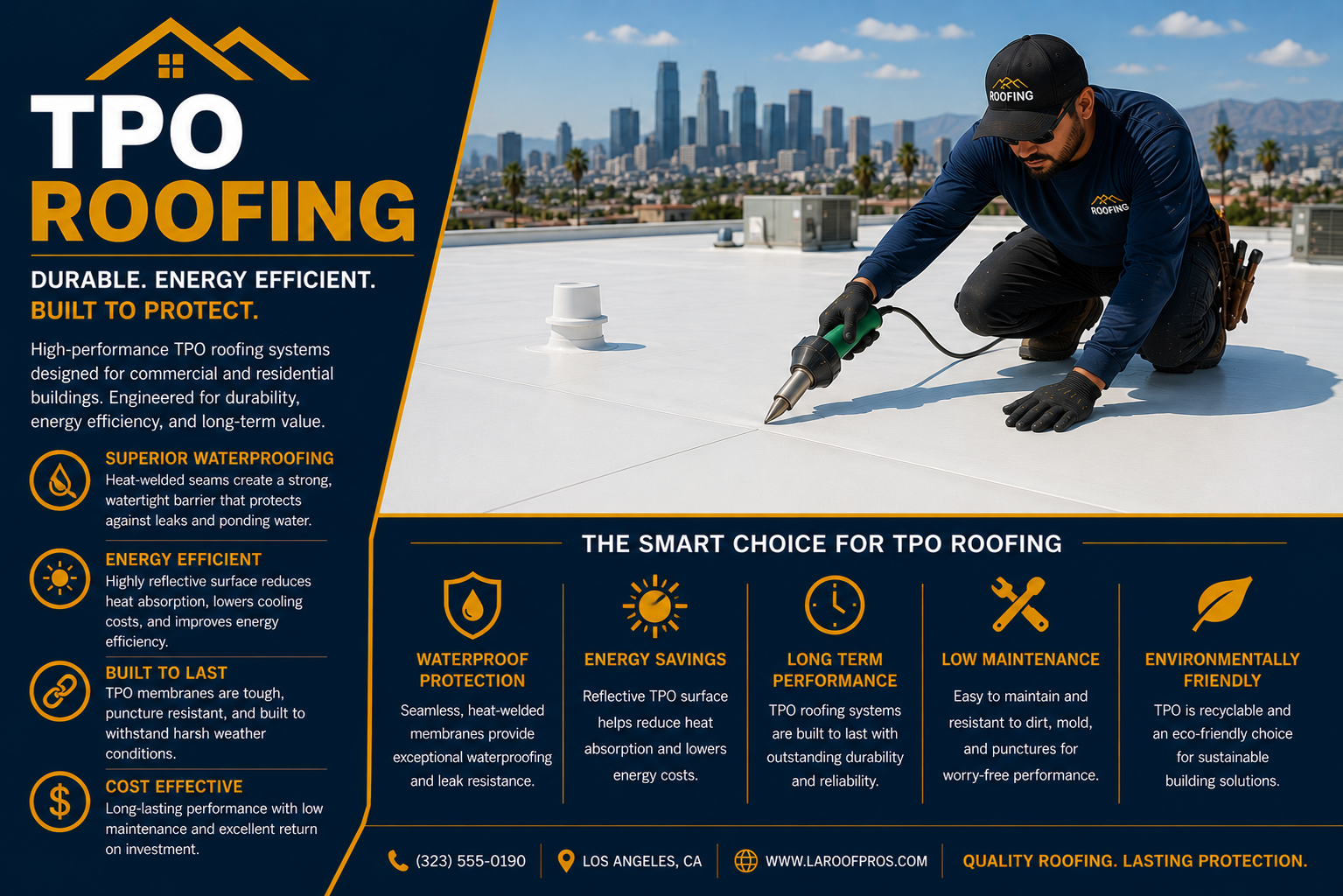 TPO Roofing West Los Angeles